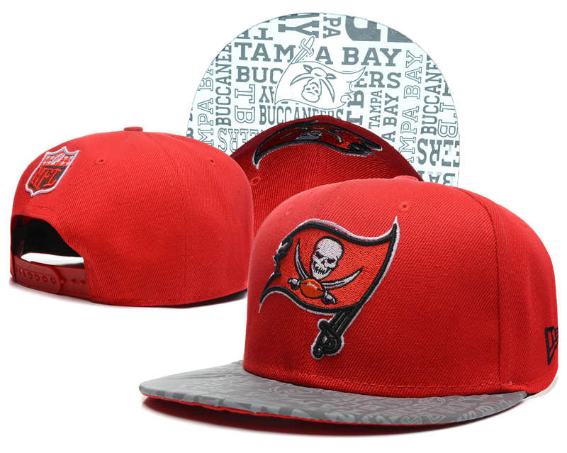 Tampa Bay Buccaneers 2014 Draft Reflective Red Snapback Hat SD 0613